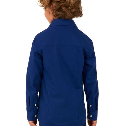 Donkerblauw Overhemd Jongen OppoSuits van OppoSuits koop je bij Partywinkel