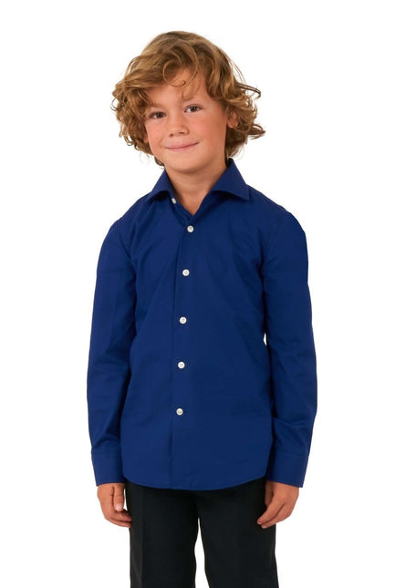 Donkerblauw Overhemd Jongen OppoSuits van OppoSuits koop je bij Partywinkel