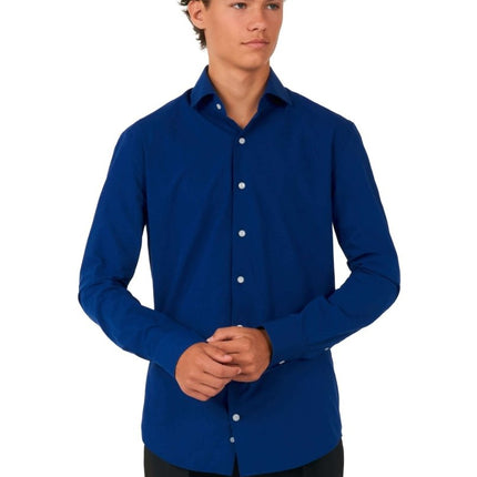 Donkerblauw Overhemd Jongen Tiener OppoSuits van OppoSuits koop je bij Partywinkel