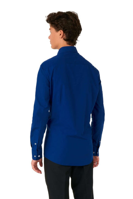 Donkerblauw Overhemd Jongen Tiener OppoSuits van OppoSuits koop je bij Partywinkel