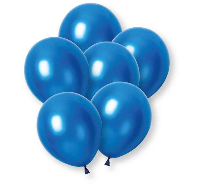 Donkerblauwe Ballonnen 30cm 8st Latex van Unique koop je bij Partywinkel