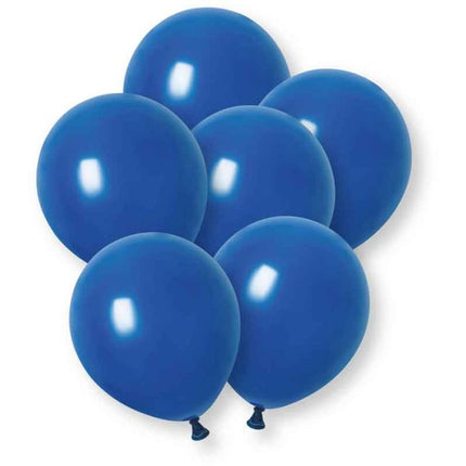 Donkerblauwe Ballonnen Latex 30cm 10st van Unique koop je bij Partywinkel