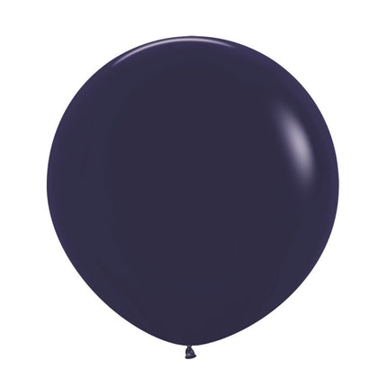 Donkerblauwe Ballonnen Latex 61cm 3st van Sempertex koop je bij Partywinkel
