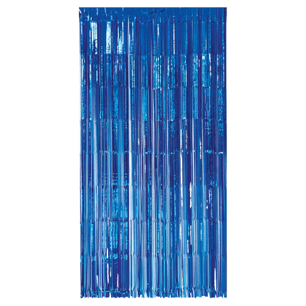 Donkerblauwe Deurgordijn 2m van Paper Dreams koop je bij Partywinkel