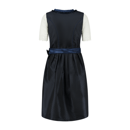 Donkerblauwe Dirndl Jurk Oktoberfest Dames 2 Delig van Haus Huberts koop je bij Partywinkel