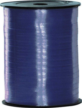 Donkerblauwe Lint 10Mm 250m van Haza Witbaard koop je bij Partywinkel