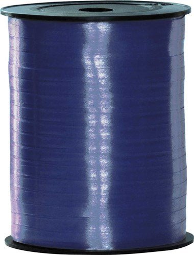 Donkerblauwe Lint 10Mm 250m van Haza Witbaard koop je bij Partywinkel