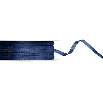 Donkerblauwe Lint 3Mm 50m van Partydeco koop je bij Partywinkel