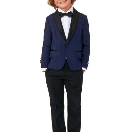 Donkerblauwe Smoking Jongen OppoSuits van OppoSuits koop je bij Partywinkel