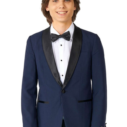 Donkerblauwe Smoking Jongen Tiener OppoSuits van OppoSuits koop je bij Partywinkel
