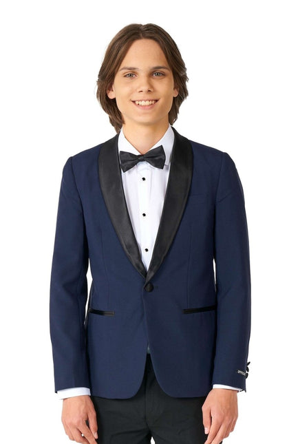 Donkerblauwe Smoking Jongen Tiener OppoSuits van OppoSuits koop je bij Partywinkel