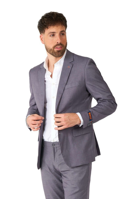 Donkergrijs Pak Heren OppoSuits van OppoSuits koop je bij Partywinkel