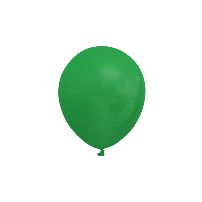 Donkergroene Ballonnen 13cm 100st van WeFiesta koop je bij Partywinkel