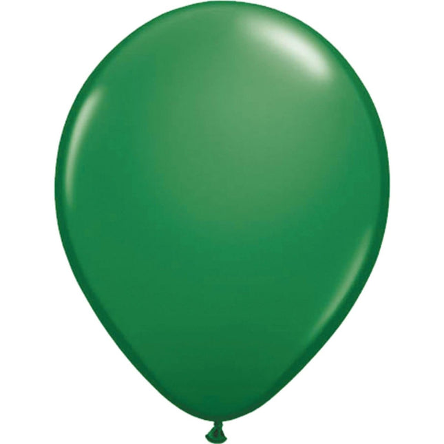 Donkergroene Ballonnen 30cm - 100 stuks van Folat koop je bij Partywinkel