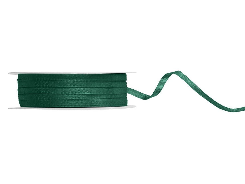 Donkergroene Lint 3Mm 50m van Partydeco koop je bij Partywinkel