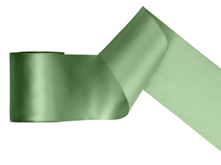 Donkergroene Lint Satijn 25m van Partydeco koop je bij Partywinkel