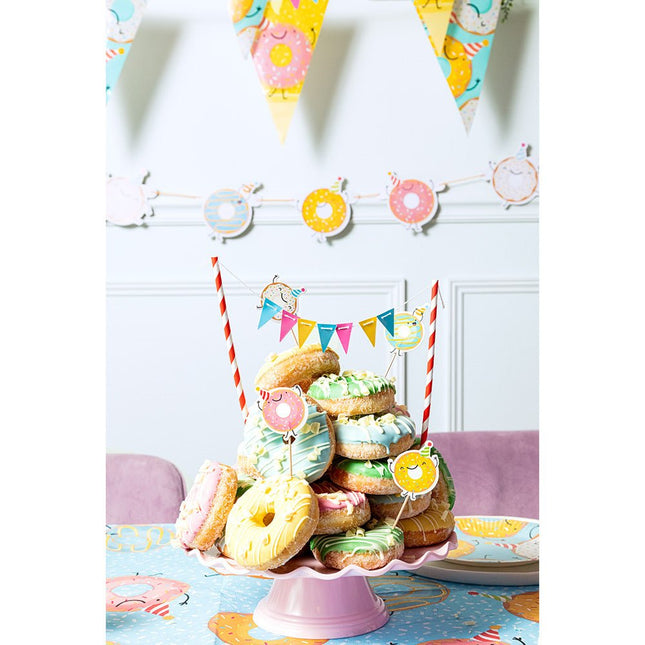 Donut Taarttopper 5 delig van Boland koop je bij Partywinkel