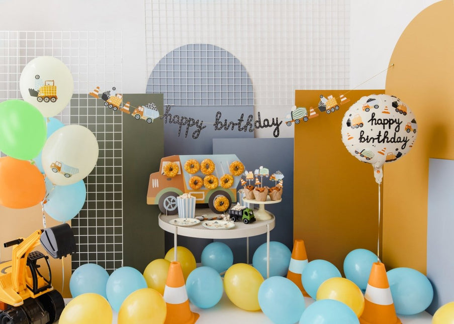 Donut Wall Vrachtwagen 61x 37cm van Partydeco koop je bij Partywinkel