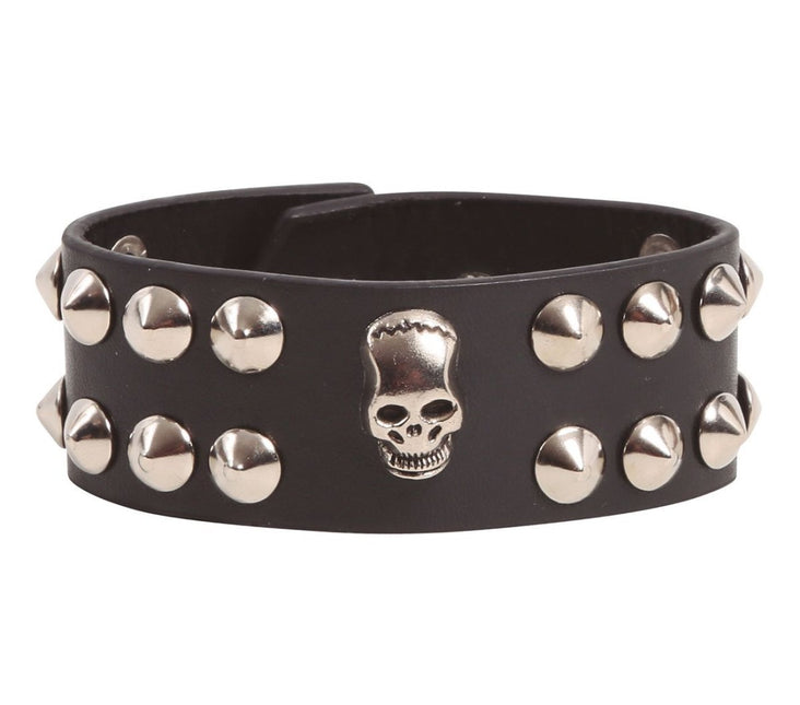 Doodshoofd Armband Zwart van Fiestas Guirca koop je bij Partywinkel