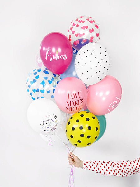 Doorzichtige Ballonnen Lichtroze Hartjes van Partydeco koop je bij Partywinkel