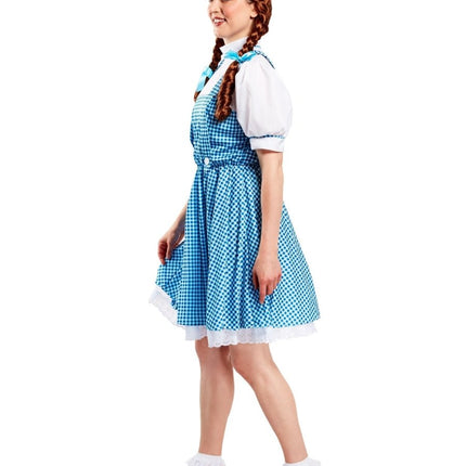 Dorothy Kostuum Dames Blauw Wit van Rubies koop je bij Partywinkel