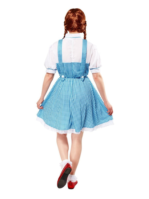 Dorothy Kostuum Dames Blauw Wit van Rubies koop je bij Partywinkel