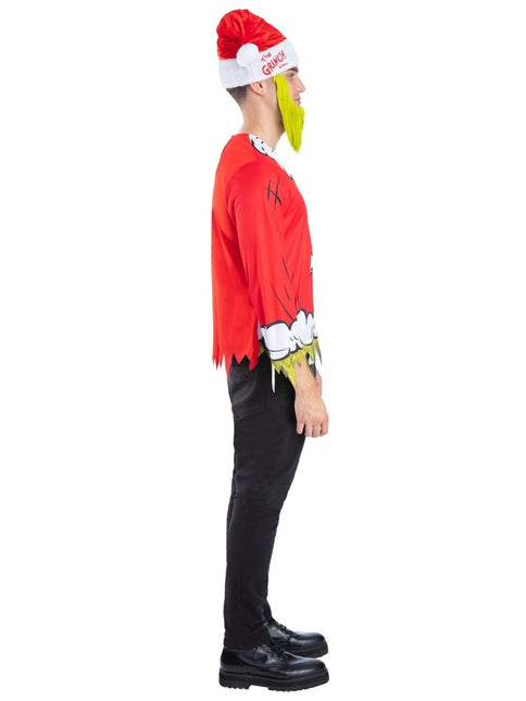 Dr. Seuss The Grinch Santa Kit van Smiffys koop je bij Partywinkel