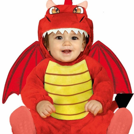 Draak Kostuum Baby Rood van Fiestas Guirca koop je bij Partywinkel