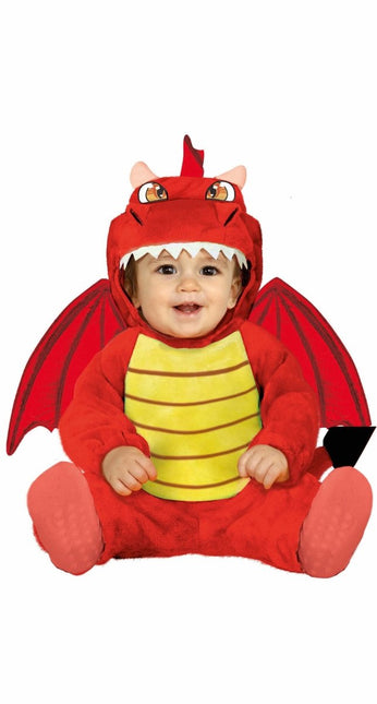 Draak Kostuum Baby Rood van Fiestas Guirca koop je bij Partywinkel