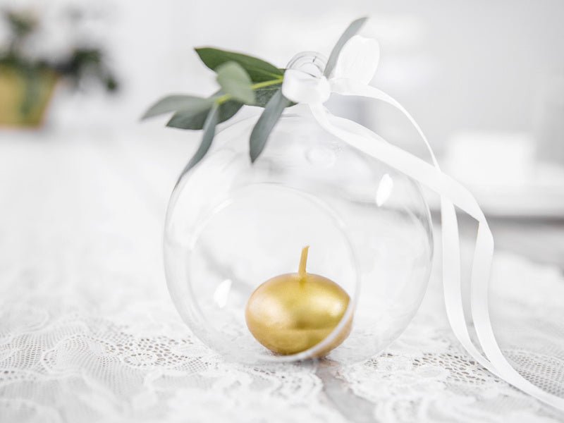 Drijfkaarsen Goud 4cm 50st van Partydeco koop je bij Partywinkel