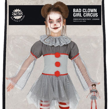Duistere clown Halloween Kostuum Kind van Fiestas Guirca koop je bij Partywinkel