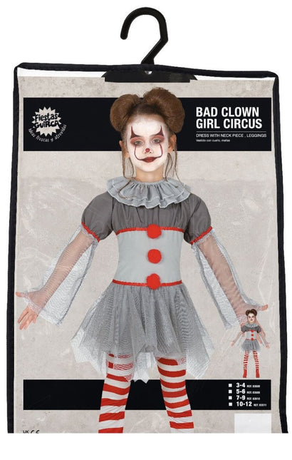Duistere clown Halloween Kostuum Kind van Fiestas Guirca koop je bij Partywinkel