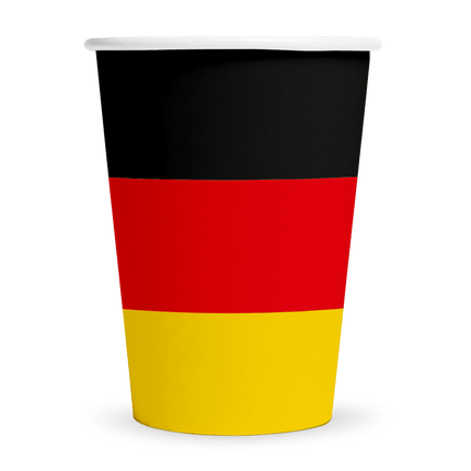 Duitsland Bekers 210ml 8st van WeFiesta koop je bij Partywinkel