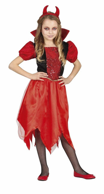 Duivel Halloween Kostuum Meisje van Fiestas Guirca koop je bij Partywinkel