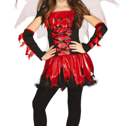Duivel Halloween Kostuum Meisje Rode van Fiestas Guirca koop je bij Partywinkel