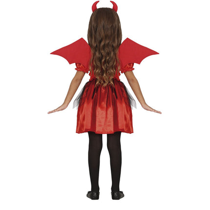 Duivel Halloween Kostuum Meisje Rood van Fiestas Guirca koop je bij Partywinkel