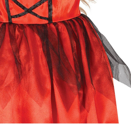 Duivel Halloween Kostuum Meisje Rood van Fiestas Guirca koop je bij Partywinkel