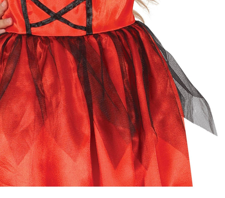 Duivel Halloween Kostuum Meisje Rood van Fiestas Guirca koop je bij Partywinkel