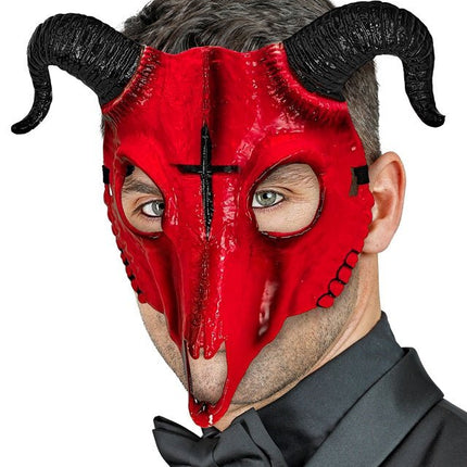 Duivel Masker Gekleurd van Widmann koop je bij Partywinkel