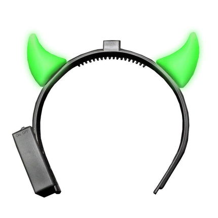 Duivelshoorns Lichtgroen van Partychimp koop je bij Partywinkel