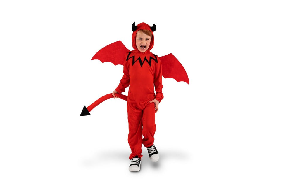 Halloween Kostuum Rood Kind Duivel 2 delig van Partydeco koop je bij Partywinkel