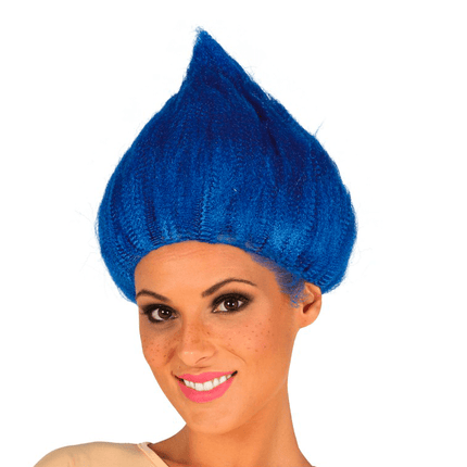 Dwerg Pruik Blauw van Fiestas Guirca koop je bij Partywinkel