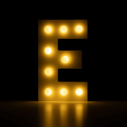 E Licht Letter 16,5cm van Paper Dreams koop je bij Partywinkel