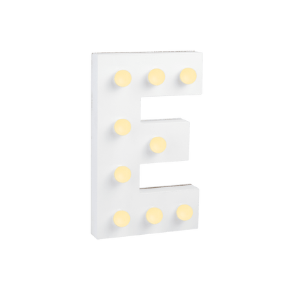 E Licht Letter 16,5cm van Paper Dreams koop je bij Partywinkel