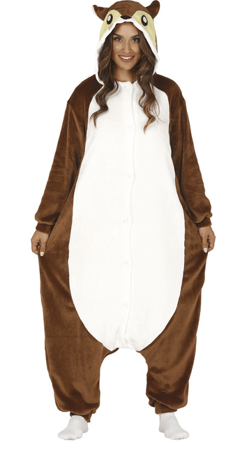 Eekhoorn Onesie L van Fiestas Guirca koop je bij Partywinkel