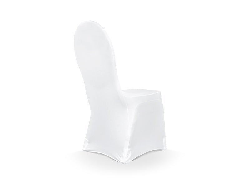 Elastische Stoelhoes Wit van Partydeco koop je bij Partywinkel