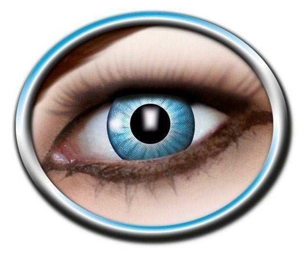 Electro Blauwe Lenzen 3 Maanden van PartyXclusive koop je bij Partywinkel