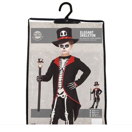 Elegante Skelet Halloween Kostuum Kind van Fiestas Guirca koop je bij Partywinkel