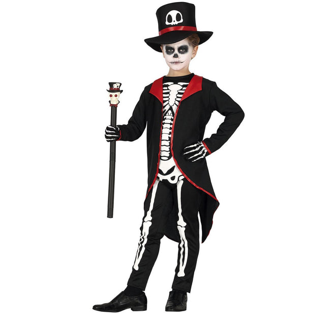 Elegante Skelet Halloween Kostuum Kind van Fiestas Guirca koop je bij Partywinkel