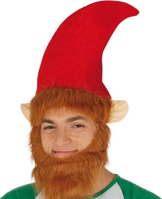 Elfen Muts met Baard van Fiestas Guirca koop je bij Partywinkel